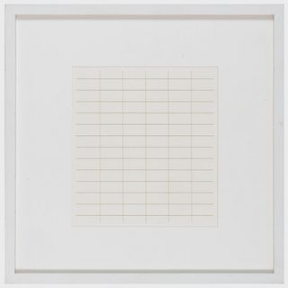 Agnes Martin (1912-2004): On a Clear Day, Plate 20