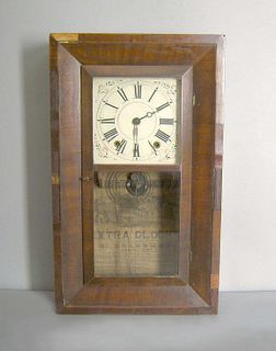 C. Boardman Empire mahogany mantle clock, 19th c.,