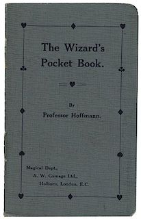 Hoffmann, Professor. The Wizard’s Pocket Book.