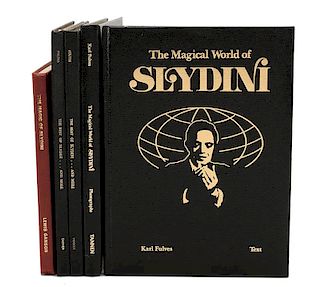 Slydini, Tony and Karl Fulves. Group of Books Signed by Slydini.