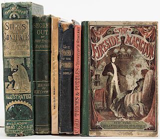 [Miscellaneous – Parlor Magic] Group of Seven Vintage and Antiquarian Volumes.