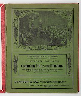Stanyon & Co. Illustrated Catalogue of Conjuring Tricks and Illusions.
