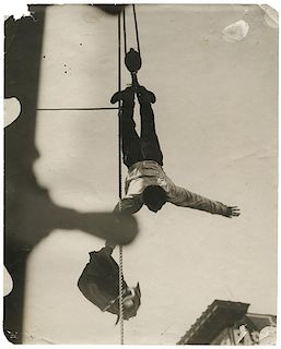 Houdini Straitjacket Escape Photo Signed.