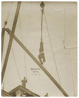 Houdini Straitjacket Escape Photograph.