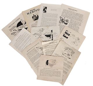 Collection of P&L Magic Trick Instructions Sheets.