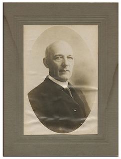 Kellar, Harry (Heinrich Keller). Cabinet Card Portrait Photograph.