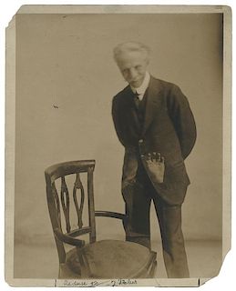 Spirit Photograph of Magician Servais LeRoy.