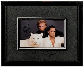 Siegfried & Roy. Signed Color Photograph.