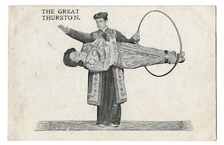 The Great Thurston Levitation Postcard.