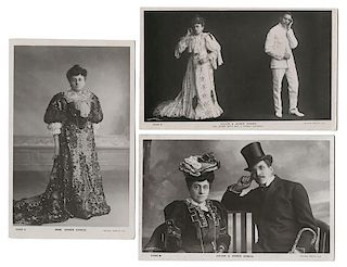 Zancigs, The (Julius and Agnes). Three Real Photo Postcards (RPPCs).