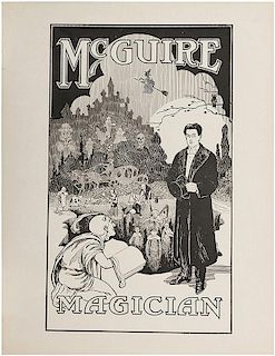 McGuire Magician Window Card.