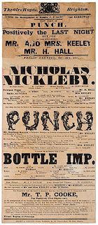 Theatre Royal, Brighton. Nicholas Nickelby. Punch. Bottle Imp.