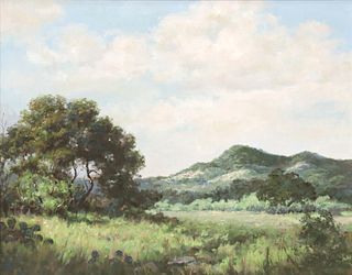 GAY WOODS (TX) HILL COUNTRY LANDSCAPE, 24" X 30"