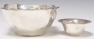 (2) TANE ORFEBRES STERLING SILVER BOWLS, MEXICO