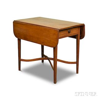 Federal Cherry One-drawer Pembroke Table