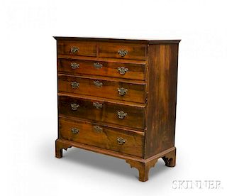Chippendale Maple Six-drawer Chest of Drawers