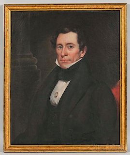American School, 19th Century       Portrait of George Plum Jr.