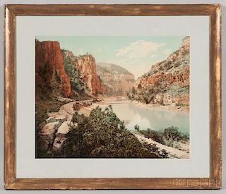 William Henry Jackson (American, 1843-1942)      Echo Cliffs, Grand River Canon, Colorado