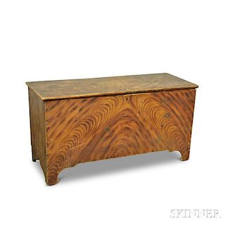 Grain-painted Six-board Chest
