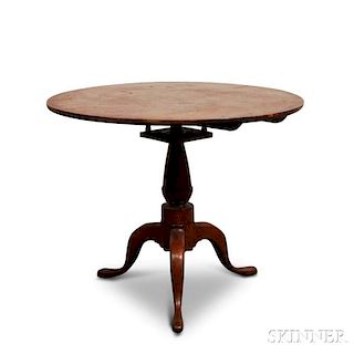 Queen Anne Cherry Birdcage Tilt-top Tea Table