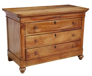 FRENCH LOUIS PHILIPPE PERIOD FOUR-DRAWER COMMODE