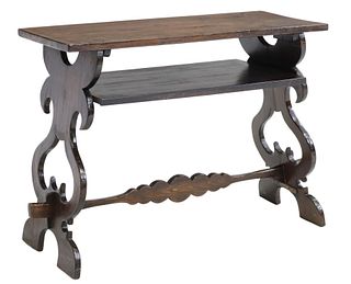 BAROQUE STYLE TWO-TIER COFFEE TABLE