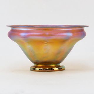 Louis Comfort Tiffany Favrile Glass Bowl