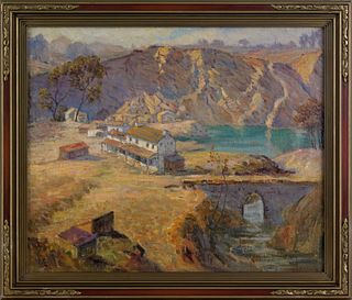 Howard Ellis(American, 1887-1962), oil on canvas l