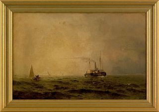 Arthur Quartley(American, 1839-1886), oil on canva