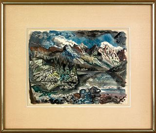 David Fredenthal(American, 1914-1958), watercoloro
