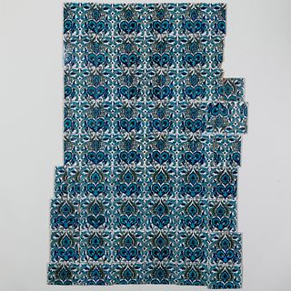 Set of Fifty-Eight William De Morgan 'New Persian no. 2' Tiles 