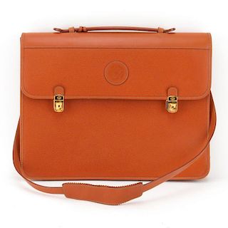 Gucci Orange Leather Shoulder Bag with Original Dust Bag