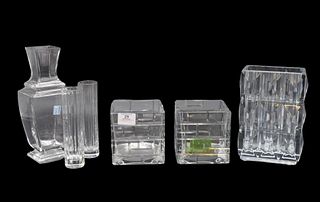 Six Piece Baccarat Crystal Group