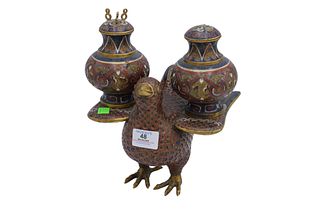 Chinese Cloisonne Bird