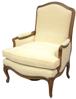 Louis XV Style Custom Upholstered Bergere
