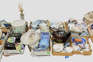 Seven Tray Lots of Assorted Asian/Porcelain