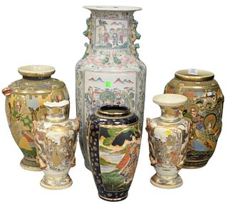 Six Porcelain Vases