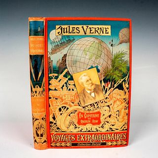 Jules Verne, Un Capitaine de Quinze Ans, Au Portrait Colle