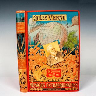Jules Verne, Un Capitaine de Quinze Ans, Au Portrait Colle