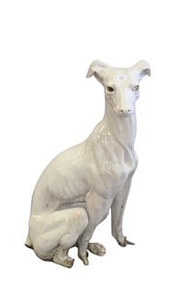 Porcelain Dog Figure