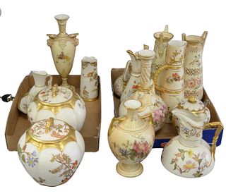 16 Piece Group of Royal Worcester Blush Ivory