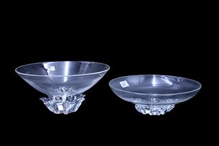 Two Steuben Crystal Bowls