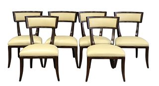Set of Eight Contemporary Dining Chairs