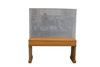 Custom Two Part Display Cabinet