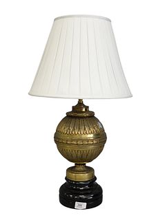 Bronze Ball Lamp