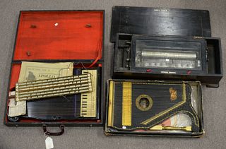 Three Piece Antique Instrument Group