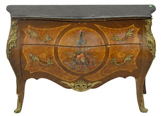 Marble Top Louis XV Style Commode