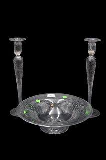 Three Piece Pairpoint Crystal Group
