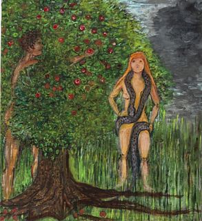 Kayo Lennar "Lost Paradise" Oil on Canvas