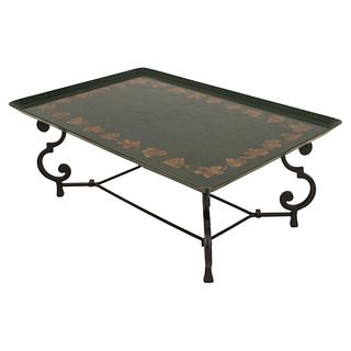 Maison Ramsay Manner Wrought Iron Tray Table
